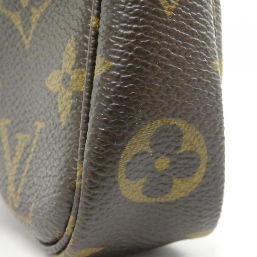 LOUIS VUITTON Authentic Brown Monogram Pochette Pouch - Picture 4 of 10